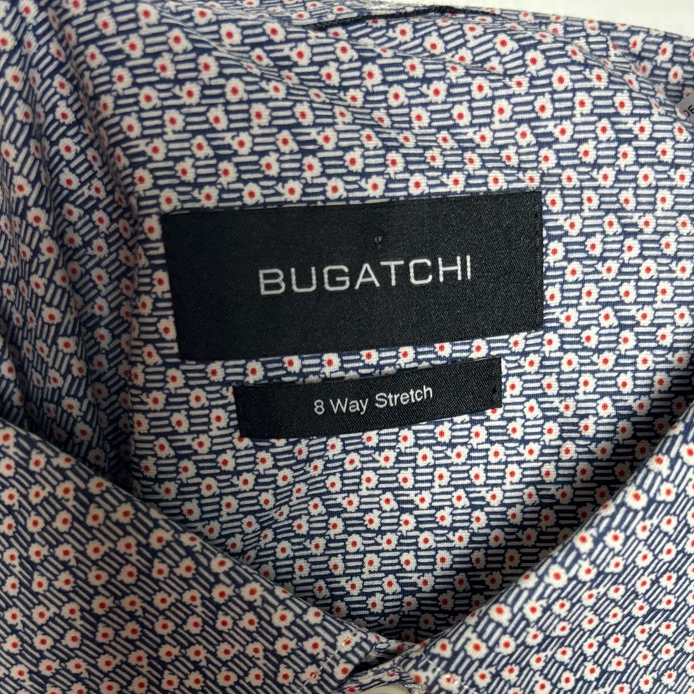 Bugatchi 8 Way Stretch Navy Polo Size XL Men’s Comfy, Quiet Luxury, Soft